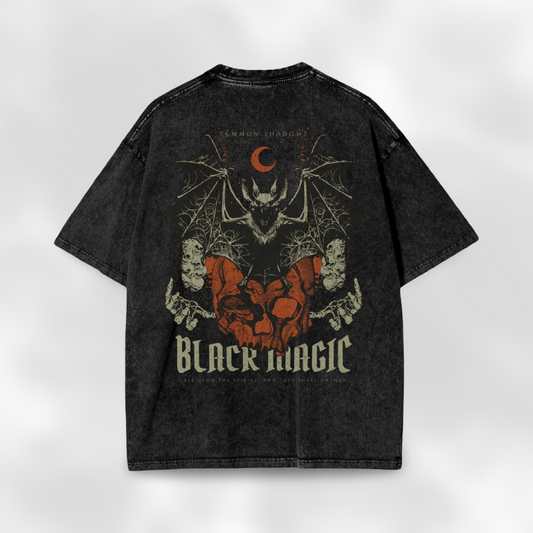 Black Magic Occult Bat T-Shirt