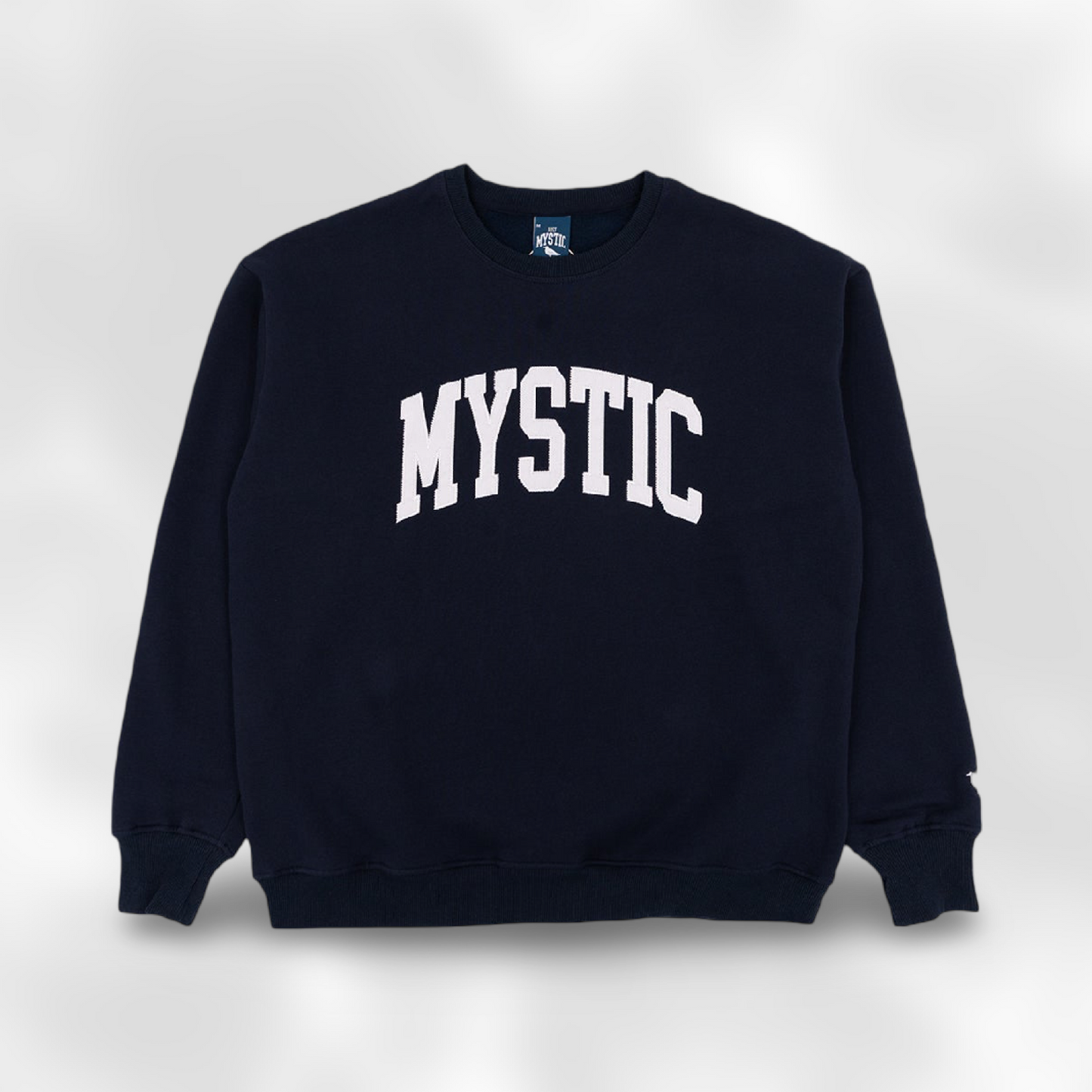 Mystic Embroidered Crewneck in Navy