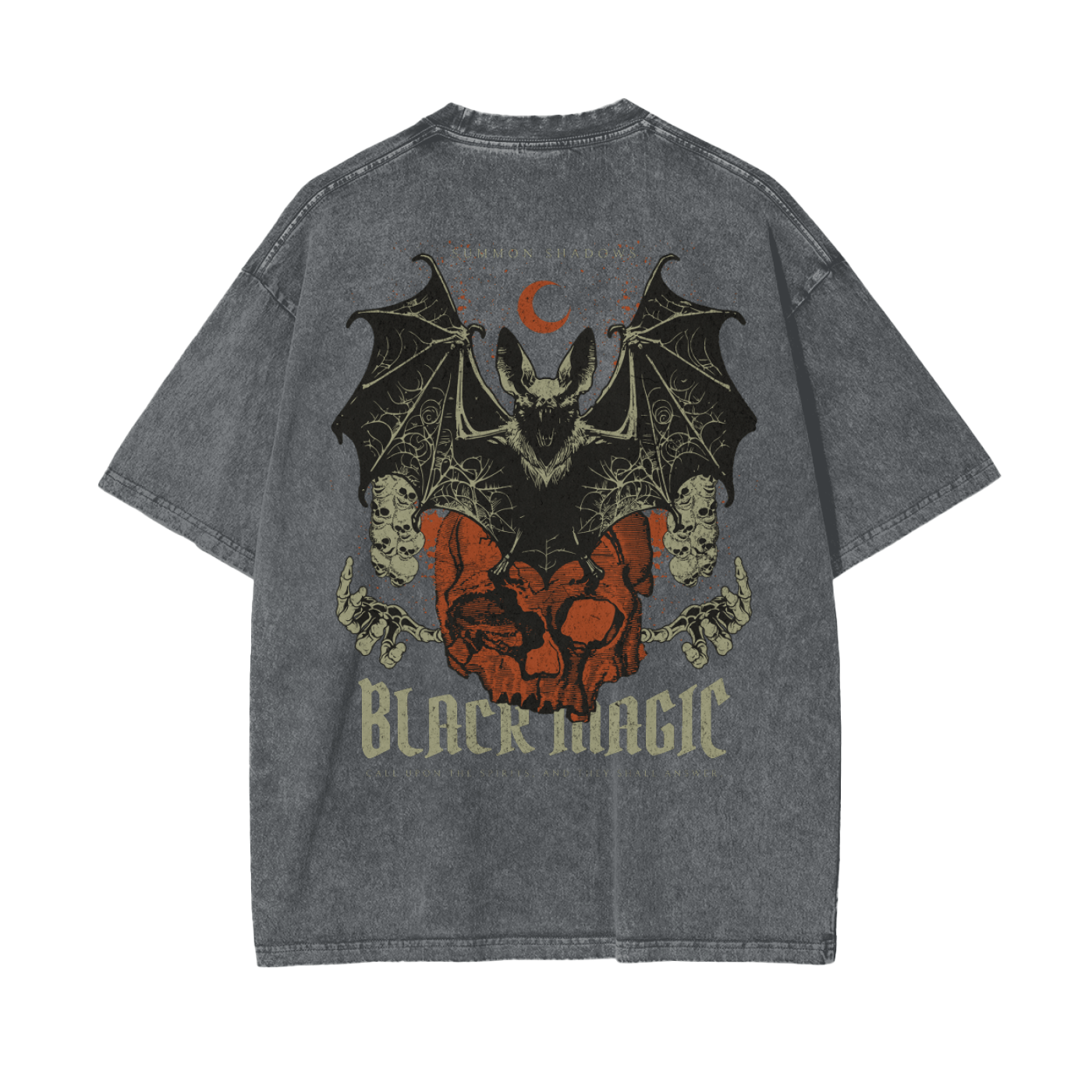 Black Magic Occult Bat T-Shirt
