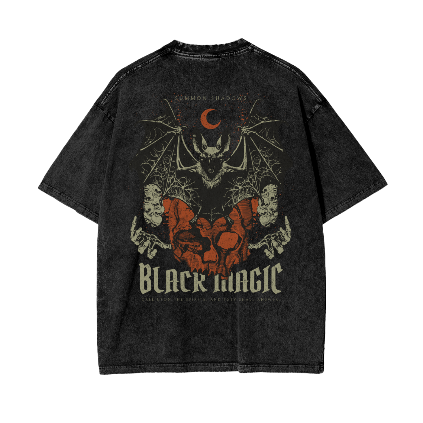 Black Magic Occult Bat T-Shirt