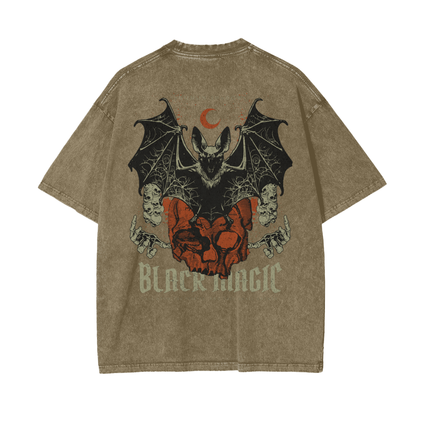 Black Magic Occult Bat T-Shirt