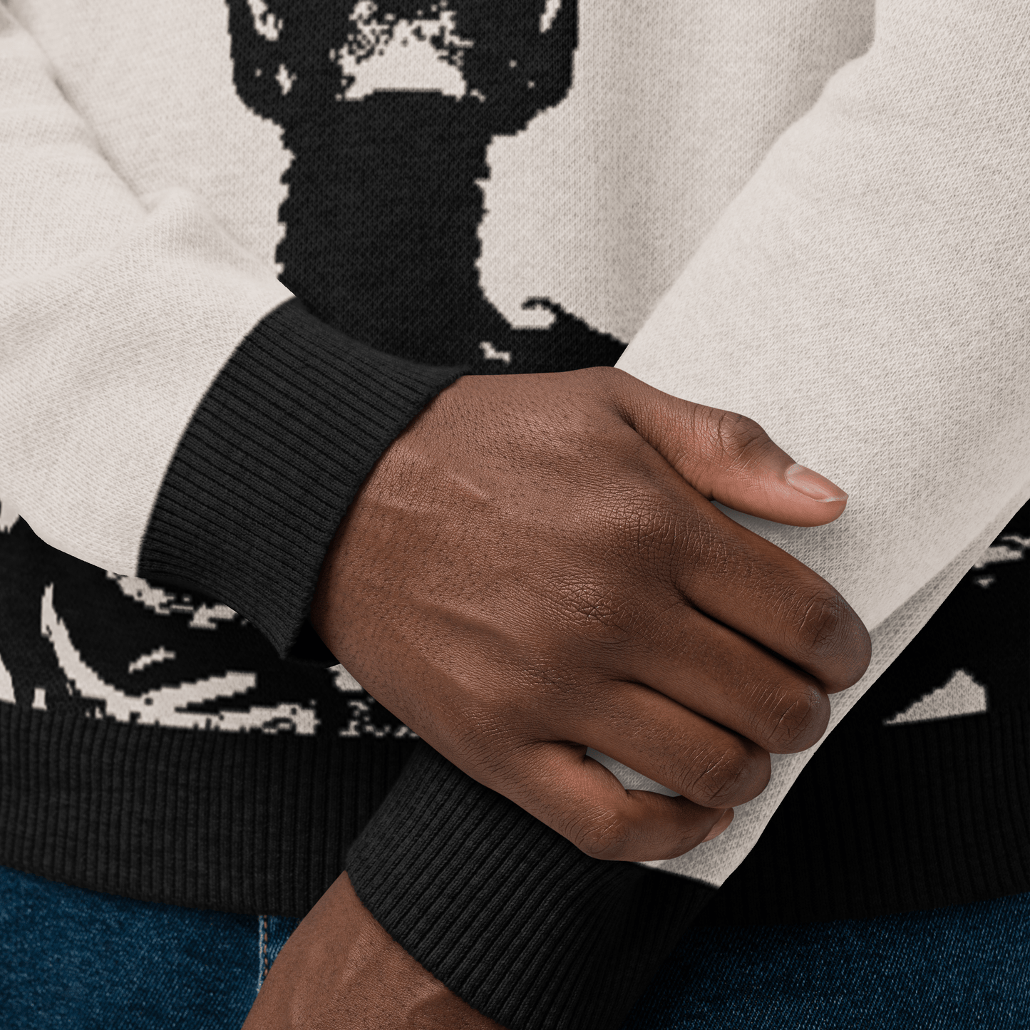 Corpse King Knit Crew Neck Sweater