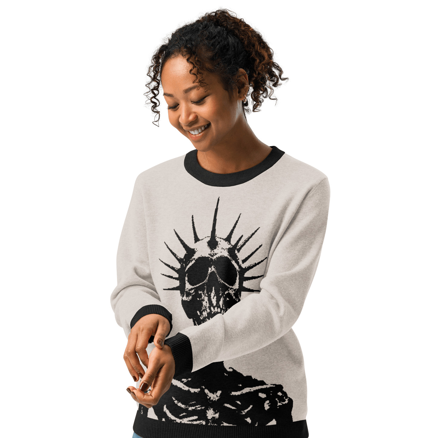 Corpse King Knit Crew Neck Sweater