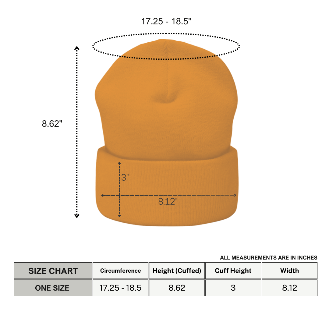 Don't Pray For Me Goth Knit Beanie