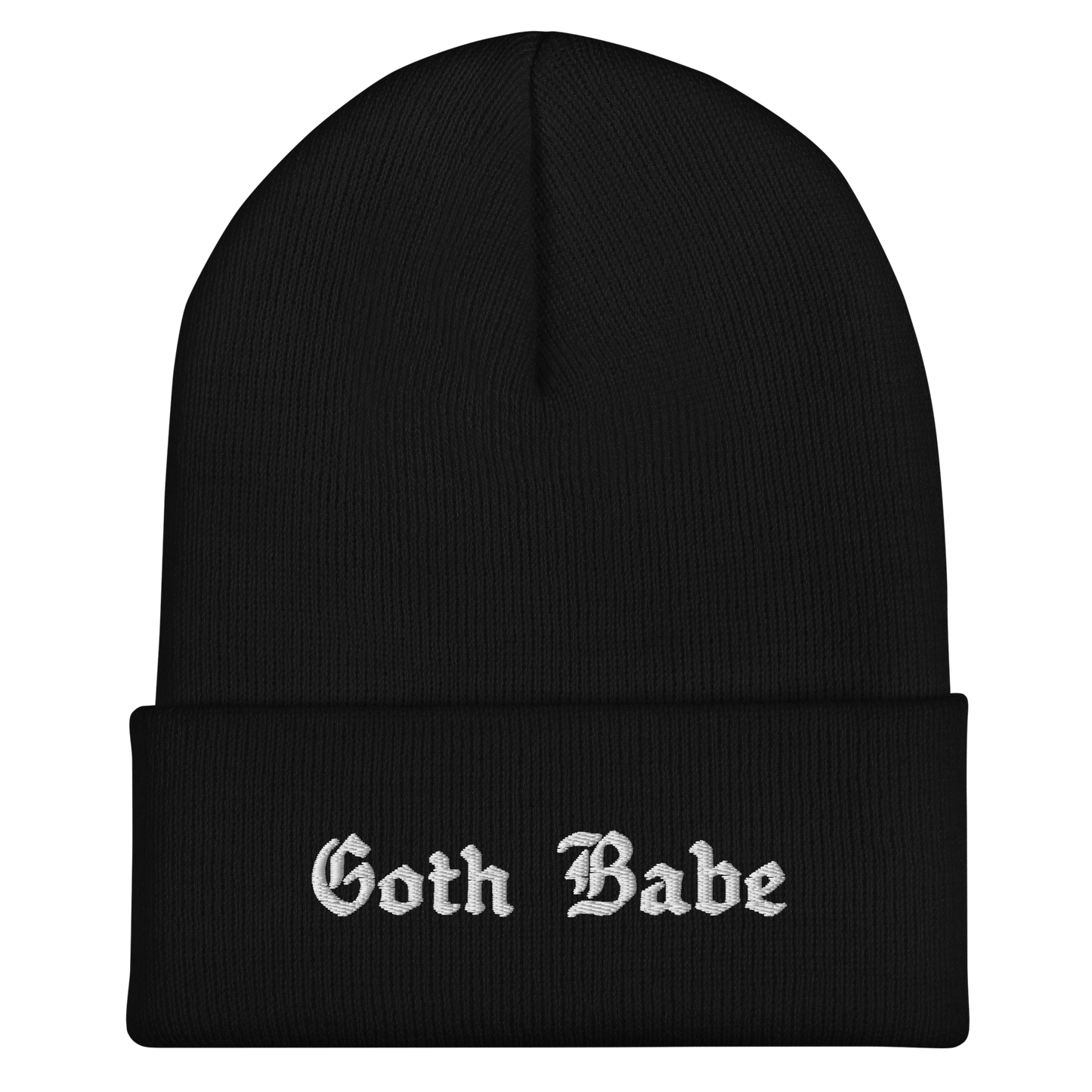 Goth Babe Cuffed Beanie