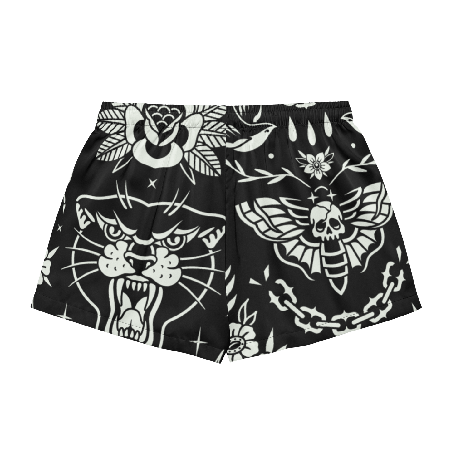 Old School Ink Silky Pajama Shorts