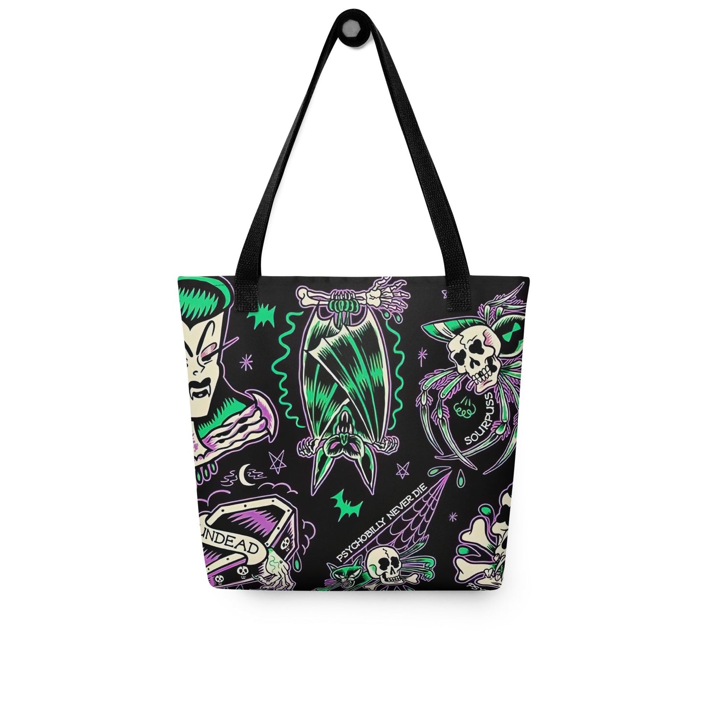 Psychobilly Blast Tote Bag